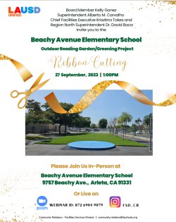 Ribbon Cutting Flyer